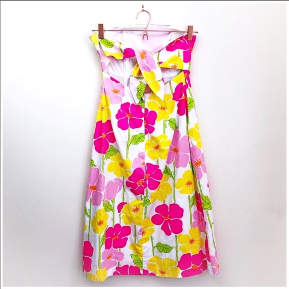 Lilly Pulitzer Sweet Sally Strapless Floral Dress - Picture 3 of 12